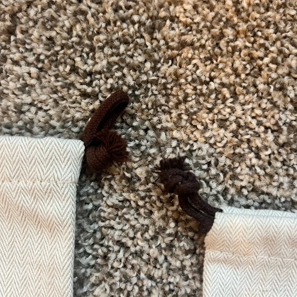 Authentic Hermes Paris Herringbone Dust Bags Set of 2 Drawstring Storage Pouches - Picture 9 of 9